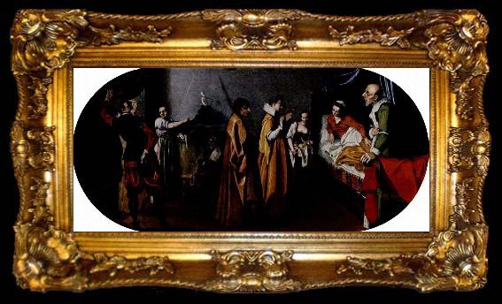 framed  Andrea Boscoli Geburt der Jungfrau, ta009-2